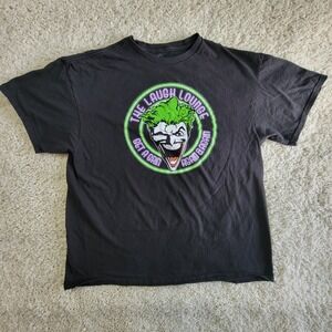 DC Comics Joker The Laugh Lounge Graphic T Shirt Mens Size XLarge